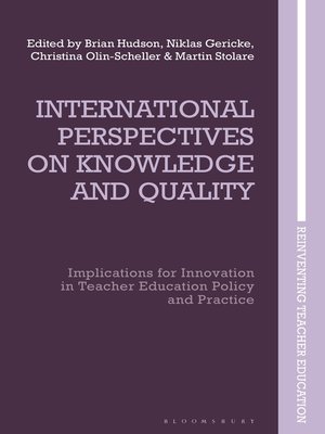 cover image of International Perspectives on Knowledge and Quality